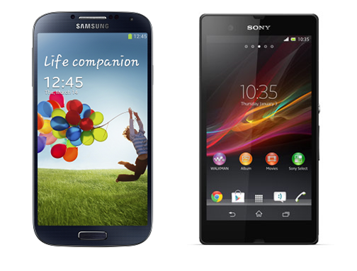 Samsung galaxy S4 vs Sony Xperia Z