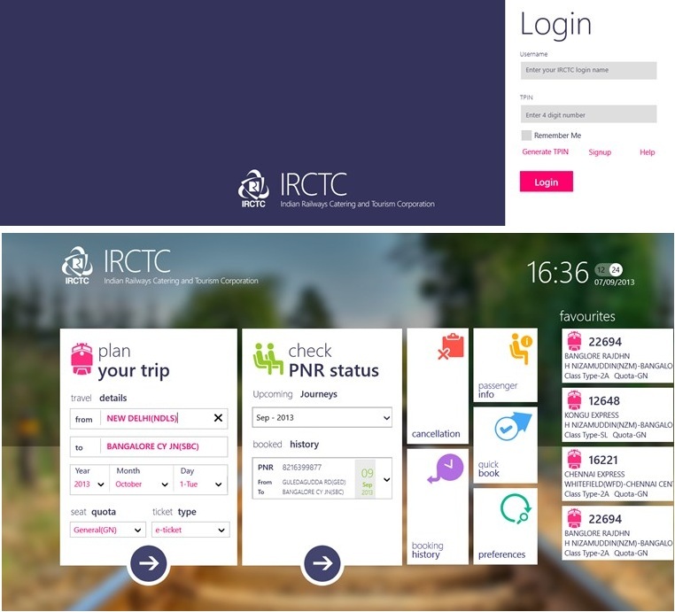 IRCTC Windows App