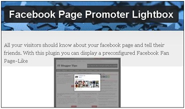 Facebook Page Promoter Lightbox Plugin