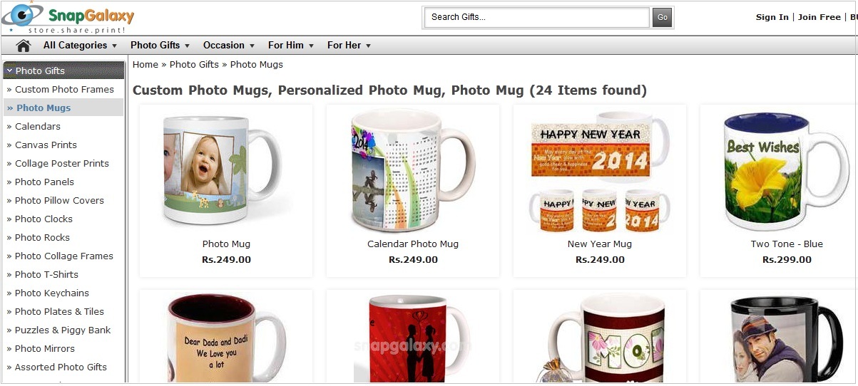 Mug Printing Website