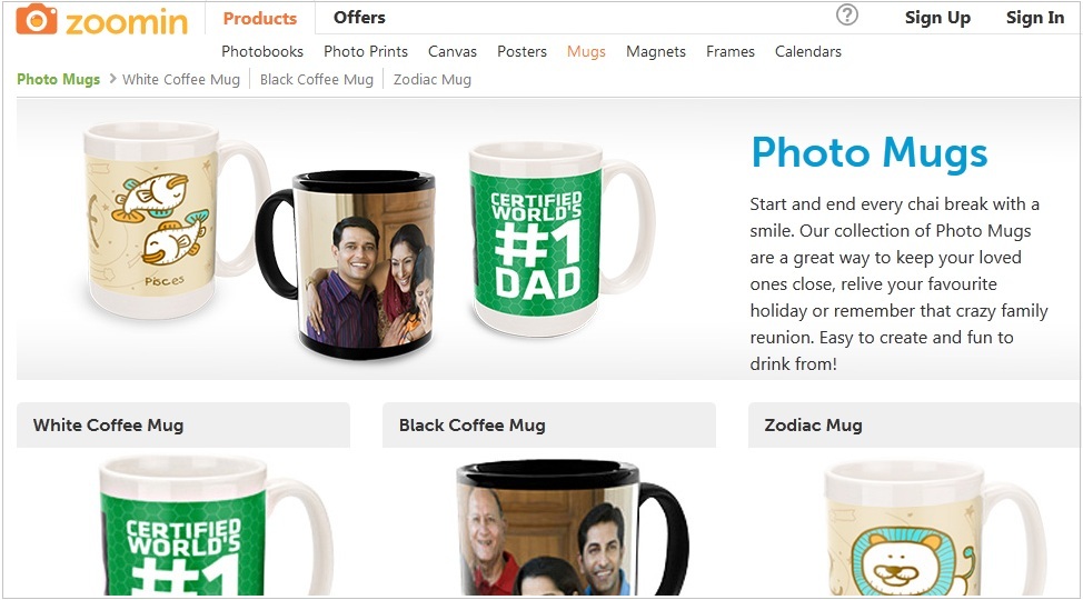 Mug Printing Website