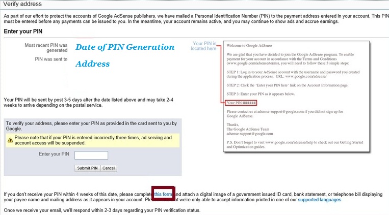 Verify Account Address using ID