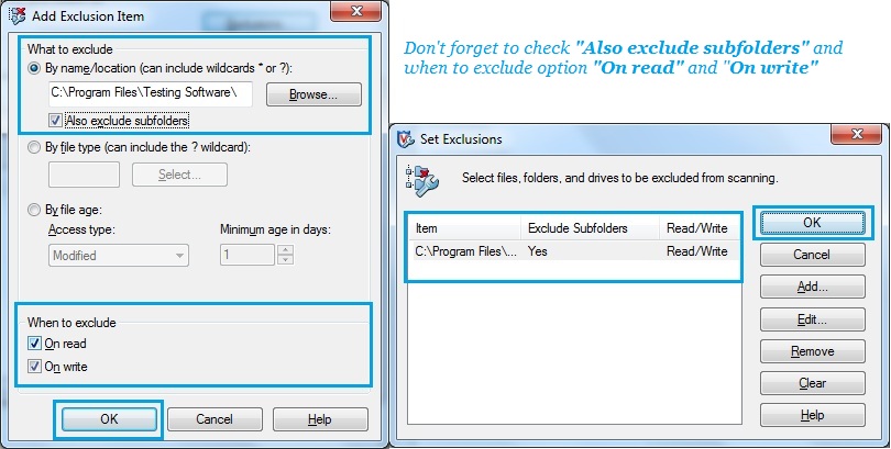 How to Add Exclusions in McAfee Antivirus Software