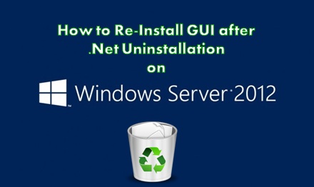 Re-Install GUI on Windows Server 2012