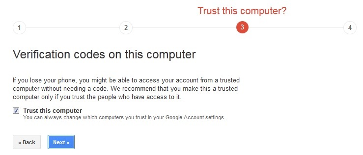 Setup 2-Step Verification in Gmail