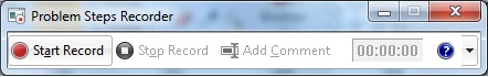 Problem Steps Recorder