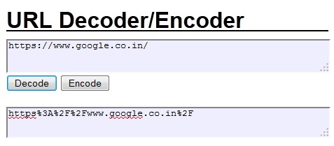 URL Encoder and Decoder
